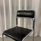 Set of 4 bauhaus chairs in black leather