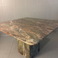 Italian 1980s marble coffee table