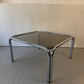 Smoked glass coffee table