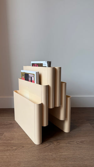 Kartell magazine holder by Giotto Stoppino
