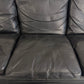 Four seat leather sofa 1960s