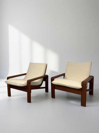 Set of 2 Danish arm chairs