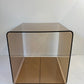 Vintage acrylic glass side table