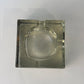 Heavy glass ashtray