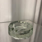 Heavy glass ashtray