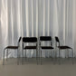 Set of 4 reupholstered bauhaus chairs