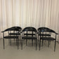 Set of 6 P40 chairs by Giancarlo Vegni and Gianfranco Gualtierotti