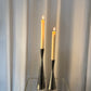Vintage Ikea stainless steel candle holders
