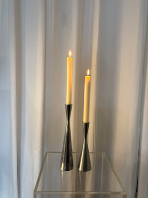 Vintage Ikea stainless steel candle holders