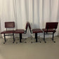 Set of 4 vintage leather chairs