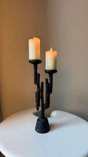 Brutalist candle holder