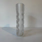 Heavy glass vase
