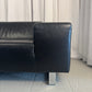 Two seat leather sofa