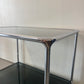 Smoked glass serving trolley