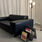 Two seat leather sofa