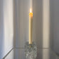 Glass geometric candle holder