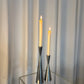 Vintage Ikea stainless steel candle holders