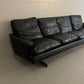 Four seat leather sofa 1960s
