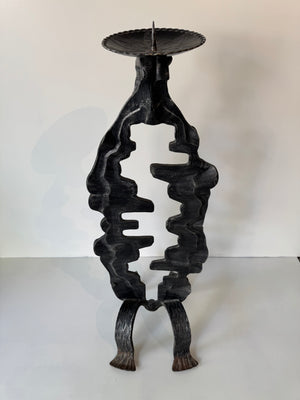 Brutalist floor candle holder