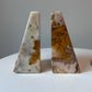 Onyx marble bookends