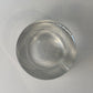 Heavy glass ashtray round