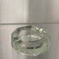 Heavy glass ashtray