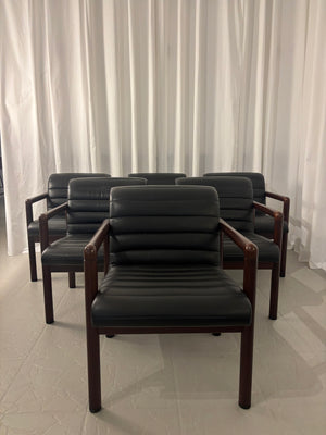 Set of 6 mid century dining chairs