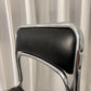 Set of 4 bauhaus chairs in black leather