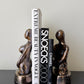 Male & female sculpture bookends