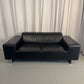 Two seat leather sofa