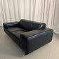 Two seat leather sofa