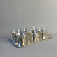 Set of 6 cups with matching tray by WMF