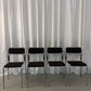 Set of 4 reupholstered bauhaus chairs