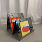 Metal magazine rack