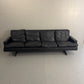 Four seat leather sofa 1960s