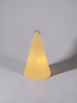 "Teepee" glass table lamp