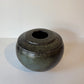 Green ceramic decorative vase