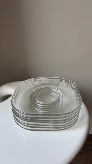 Set of 7 Joe Colombo plates