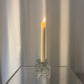 Glass geometric candle holder