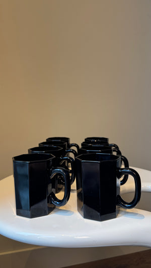 Set of 8 Arcoroc Octime tea/coffee mugs