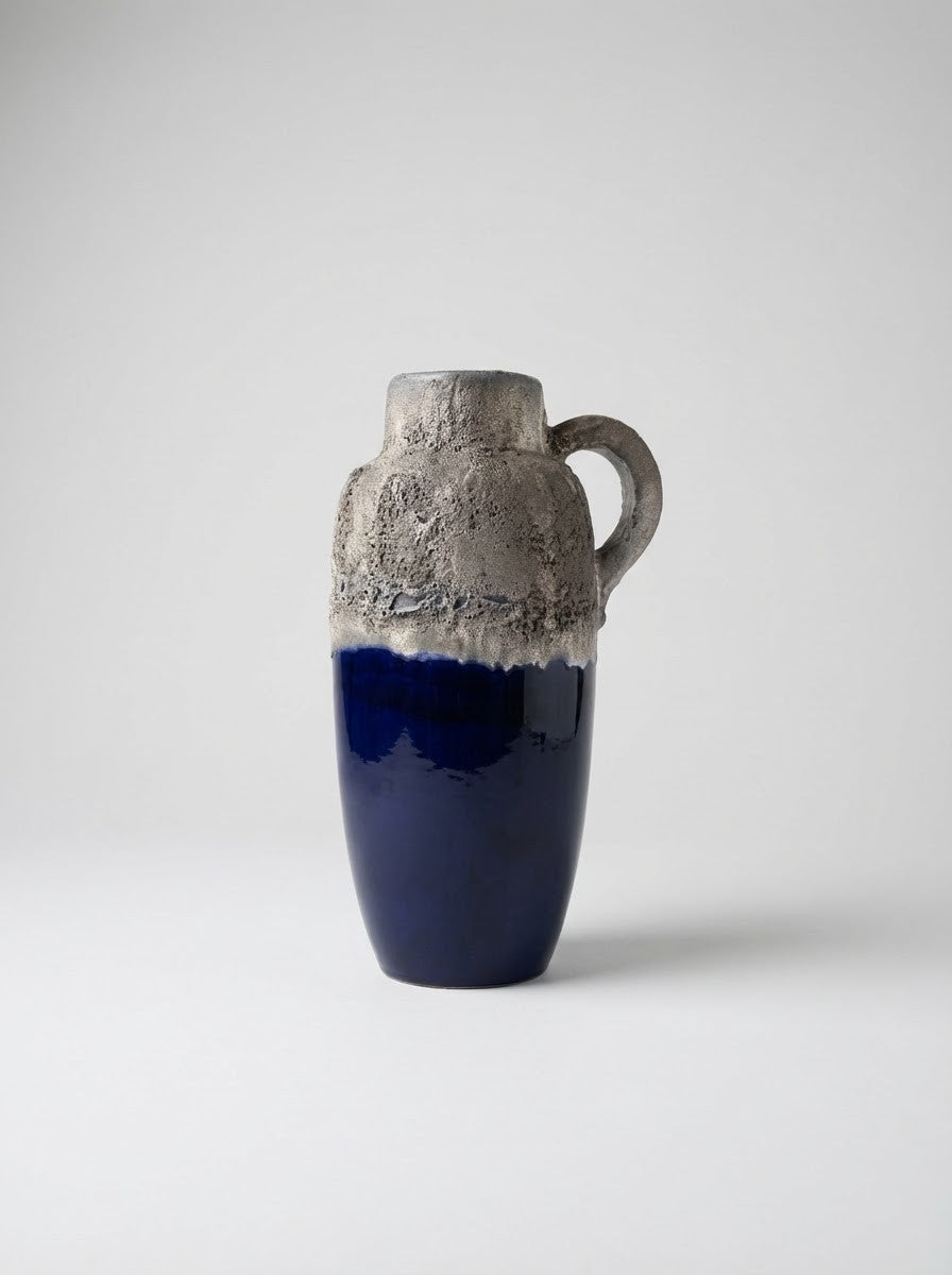 West Germany fat lava vase by Scheurich