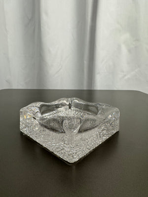 Crystal ashtray by Royal Leerdam