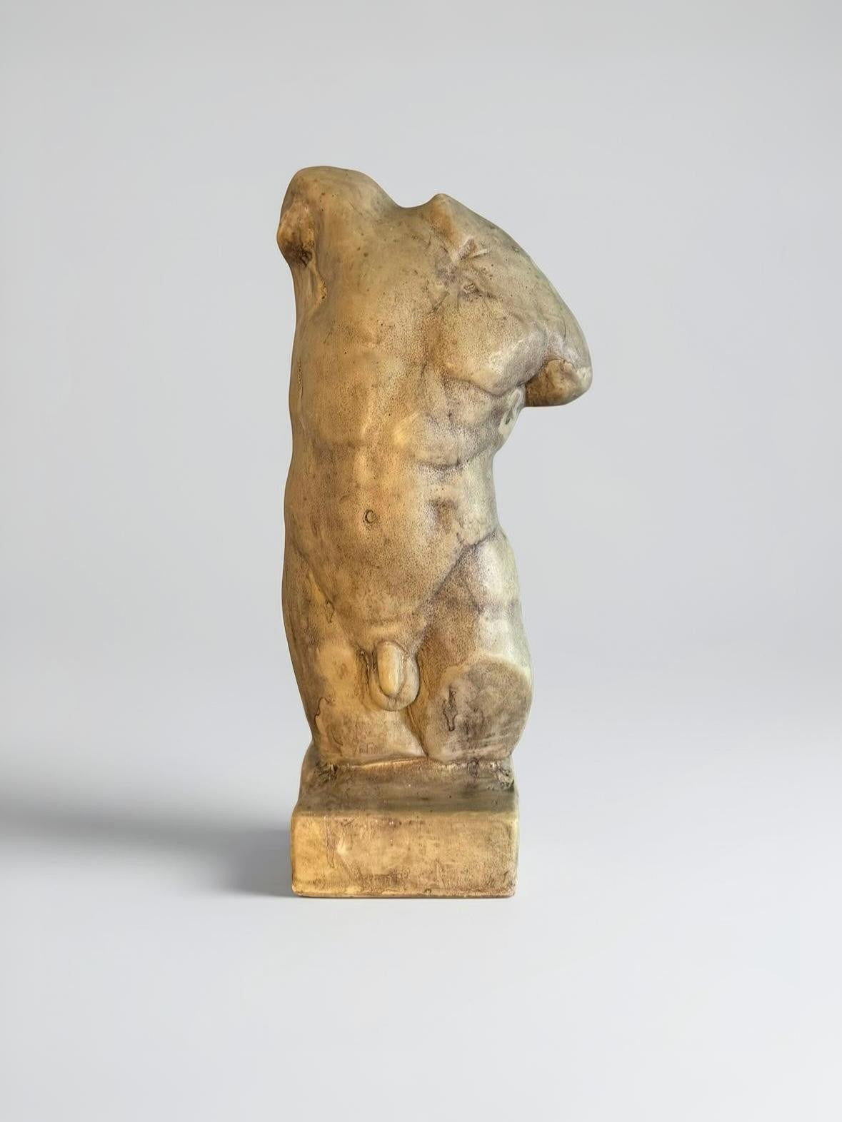 Male torso sculpture