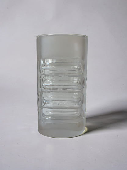 Heavy glass vase