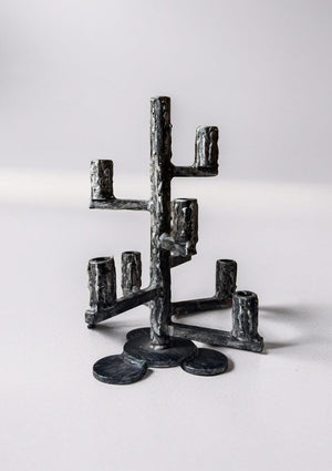 Brutalist candle holder