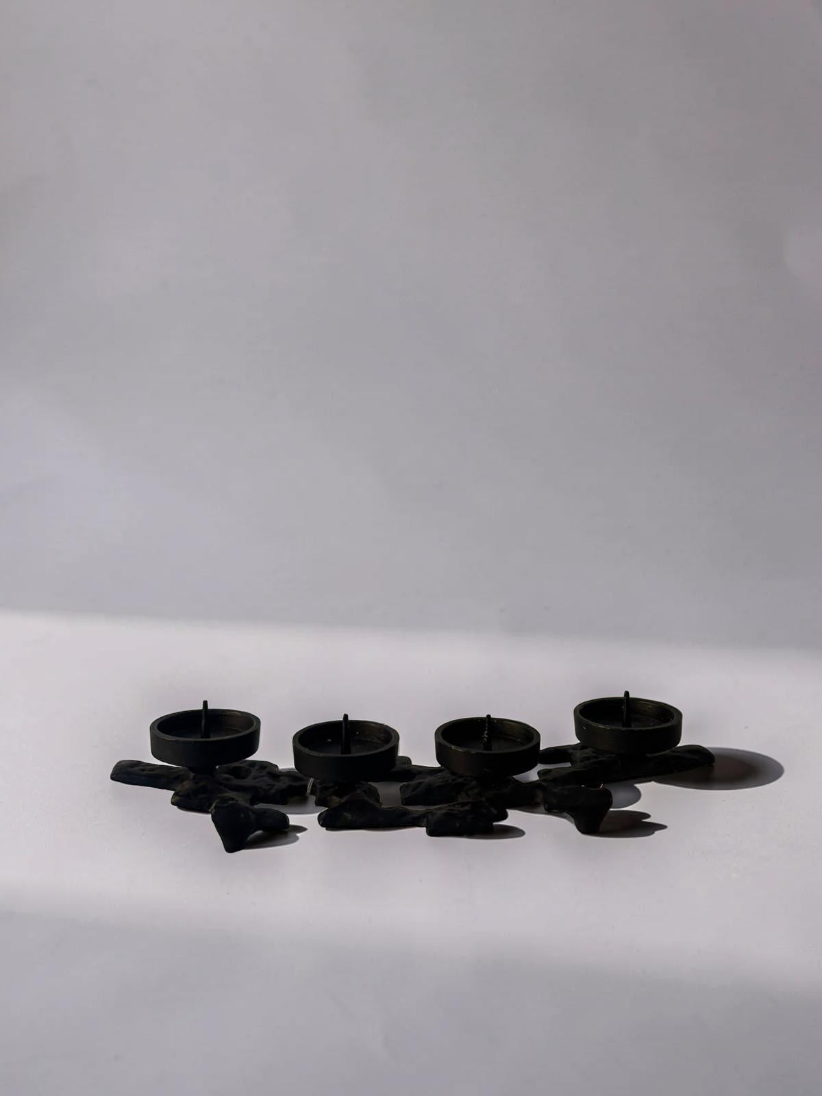 Brutalist candle holder