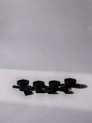 Brutalist candle holder