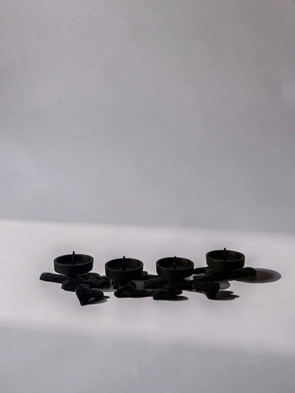 Brutalist candle holder