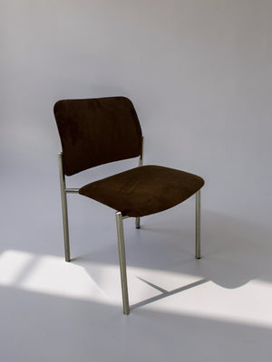 Set of 6 reupholstered bauhaus chairs