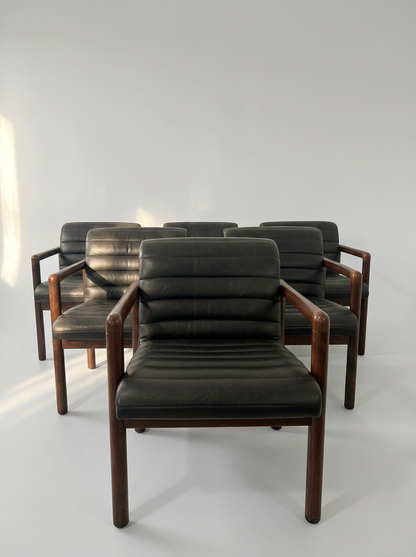 Set of 6 mid century dining chairs